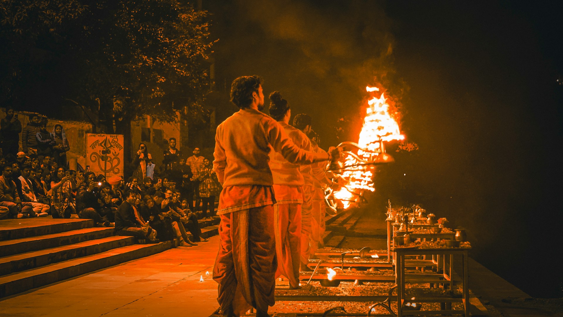 Ganga Aarti ceremony Haridwar pilgrimage tour Uttarakhand evening prayer